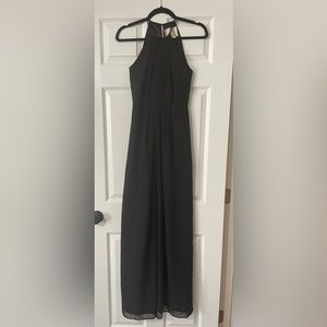 Weddington Way High Neck Formal Black Dress